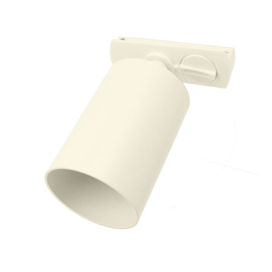 Porta Faretto da Binario Mono Fase, Attacco GU10 orientabile e ruotabile, Max 50W 220V, Bianco