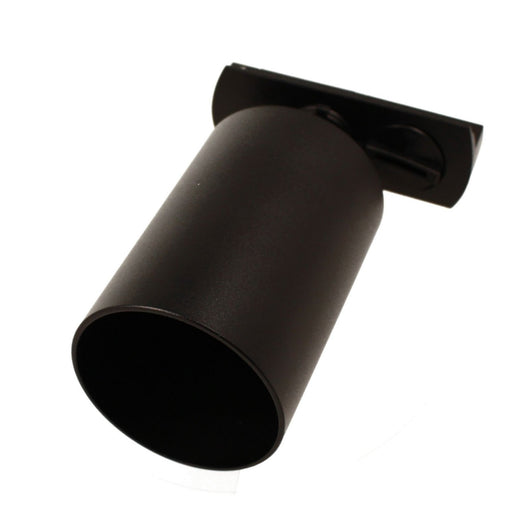 Porta Faretto da Binario Mono Fase, Attacco GU10 orientabile e ruotabile, Max 50W 220V, Nero