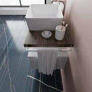 Porta asciugamani 'linea' in metallo cromato cm 40 bagno