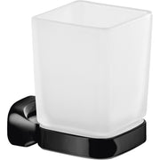 Porta bicchiere "stelvio" nero bagno