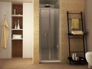 Porta doccia apertura a libro due ante interno cristallo 6mm anticalcare Doliso Veloglas Trasparente 6mm,95 cm