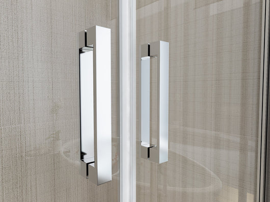 Porta doccia saloon cristallo 6mm trasparente anticalcare h.190cm Sicena Tixion Trasparente 6mm,70 cm