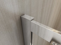 Porta doccia scorrevole centrale cristallo 6mm trasparente anticalcare h.190cm Sicena Lision bis Trasparente 6mm,175 cm