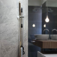 Porta scope da muro salva spazio supporto 3 posti cucina casa pulizia 59557