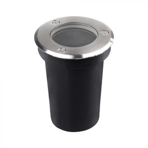 Portafaretto LED Segnapasso a Cilindro (Max 35W) Rotondo Colore Nero IP67  10374