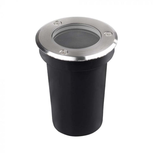 Portafaretto LED Segnapasso a Cilindro (Max 35W) Rotondo Colore Nero IP67  10374