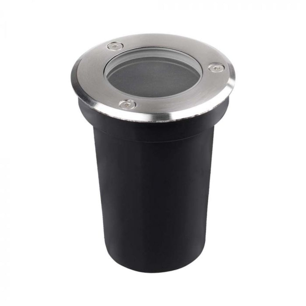 Portafaretto LED Segnapasso a Cilindro (Max 35W) Rotondo Colore Nero IP67  10374