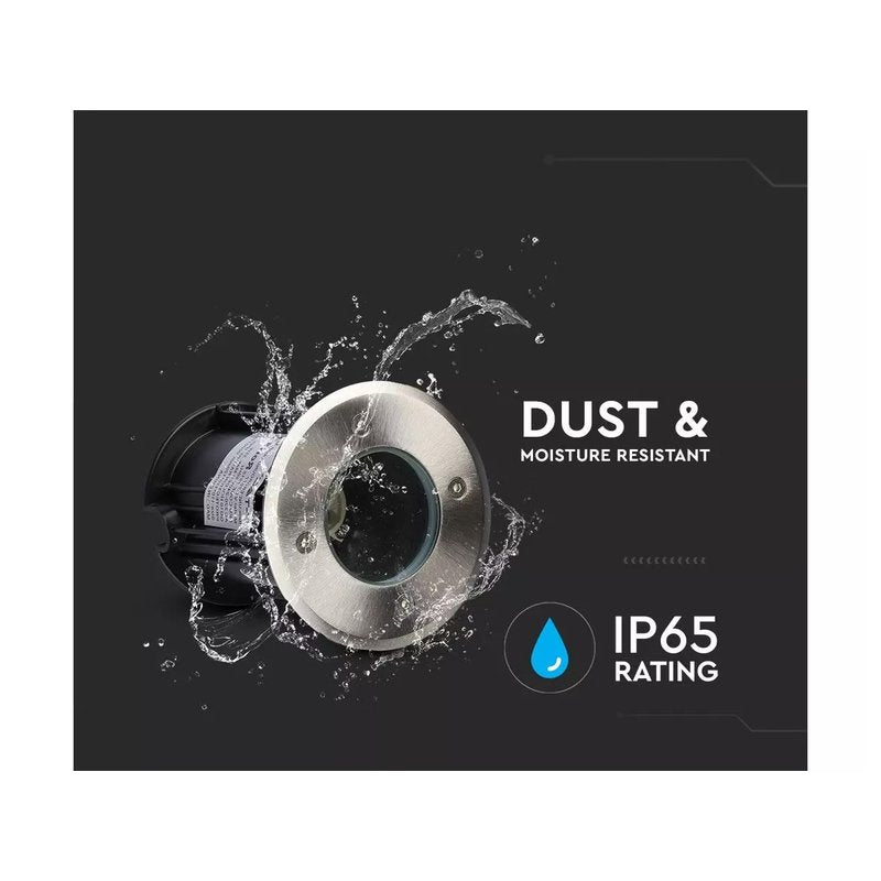 Portafaretto LED Segnapasso a Cilindro (Max 35W) Rotondo Colore Nero IP67  10374