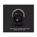 Portafaretto LED Segnapasso a Cilindro (Max 35W) Rotondo Colore Nero IP67  10374