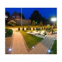 Portafaretto LED Segnapasso a Cilindro (Max 35W) Rotondo Colore Nero IP67  10374