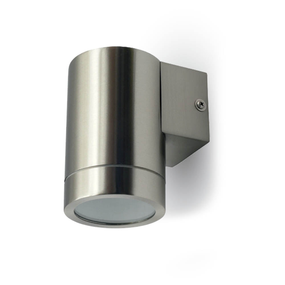 Portafaretto LED da Muro Rotondo GU10 (Max 35W) Colore Metallico IP44 SKU 7506