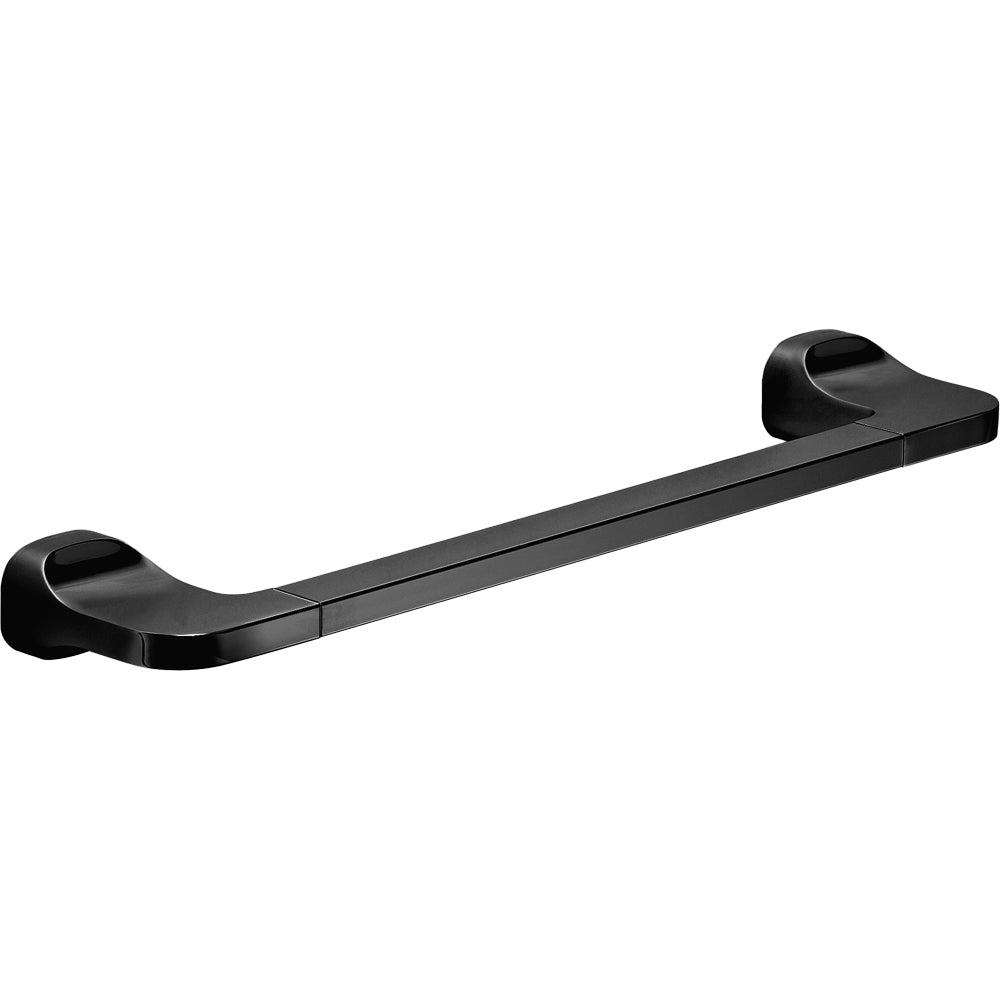 Portasalvietta "stelvio" cm 45 nero bagno
