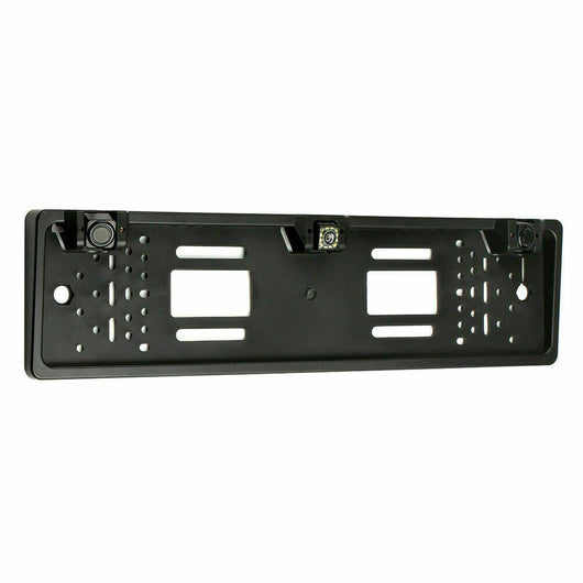 Portatarga Con Telecamera 2 Sensori Parcheggio Retromarcia Auto 4 LED SMD 170° Impermeabile
