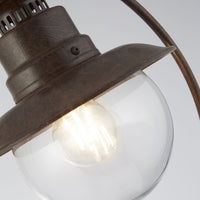 Postazione esterna Station - Metallo marrone e vetro trasparente