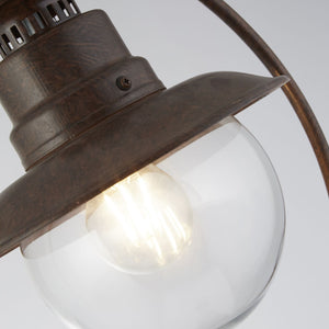 Postazione esterna Station - Metallo marrone e vetro trasparente