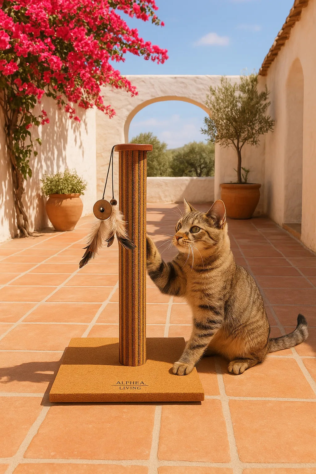 Graffiatoio in sughero Brisa