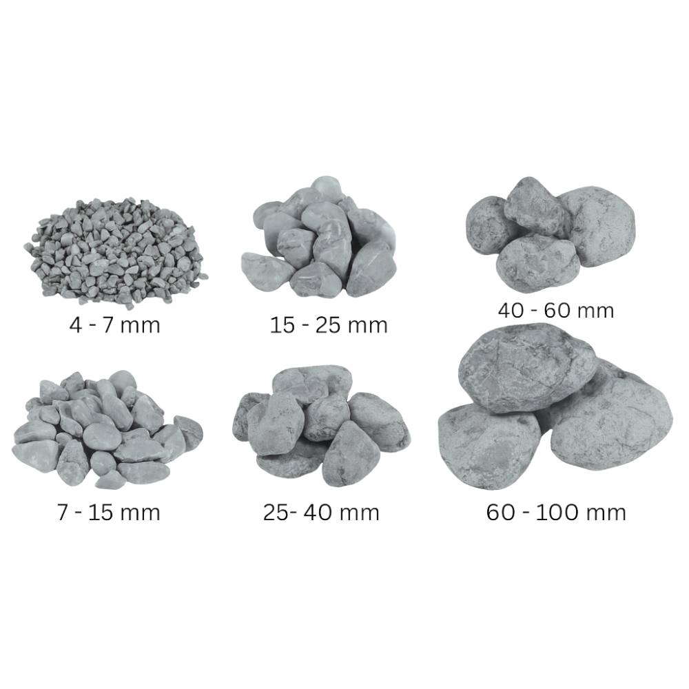 Kit ciottoli occhialino e cir tono plus per decorazioni raffinate *** misura 15/25, formato 5 kg + 1 l, confezione 1