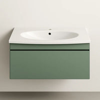 Lavabo ad incasso in mineral marmo cm 91x51 cm curvo per mobile bagno *** confezione 1