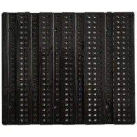 DURHAND Pannello Portautensile con 30 Contenitori Regolabili e Rimovibile, Montaggio a Muro, PP, Rosso Grigio Nero, 37.5x18x63cm