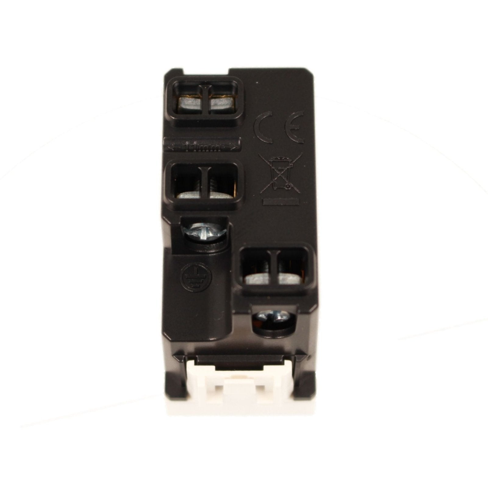 Presa Bipasso Bivalente 2P+T 10/16A 220V MBL Bianco 1M Compatibile Bticino Living Light BLB2001