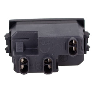 Presa Bipasso Bivalente 2P+T 10/16A Colore Nero Compatibile Con Bticino Living e Vimar Plana