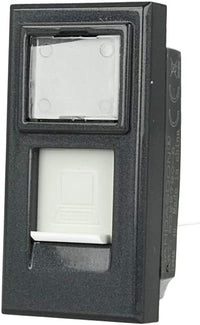 Presa Dati RJ45 CAT6 Nero Con Coperchio Compatibile Bticino Axolute SD29790-6