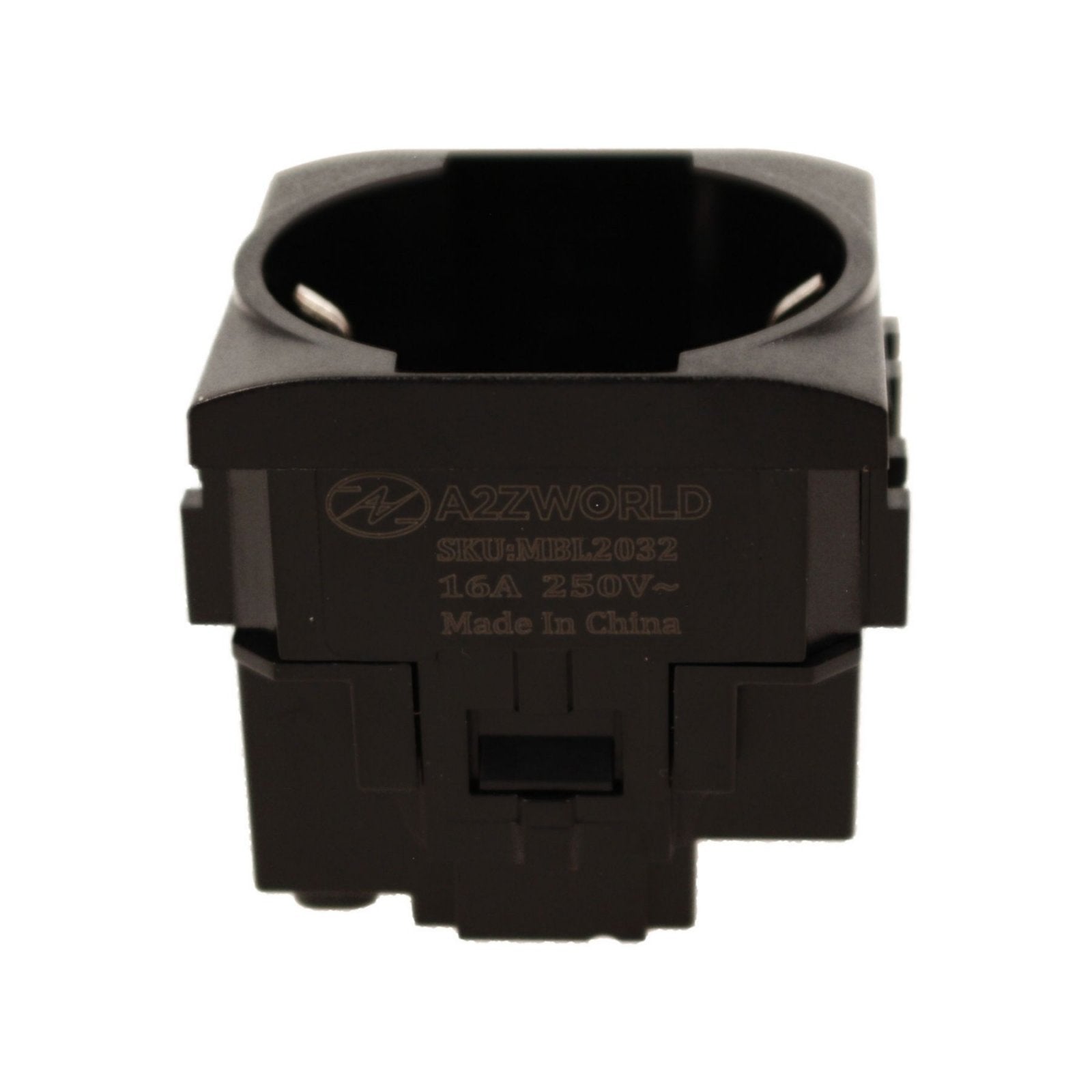 Presa Schuko Universale 2P+T 10/16A 220V MBL Nero 2M Compatibile Bticino Living International BLN2102