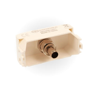 Presa TV SAT A Vite Satellitare Tipo F MBL Bianco 1M Compatibile Bticino Living Light BLB2252