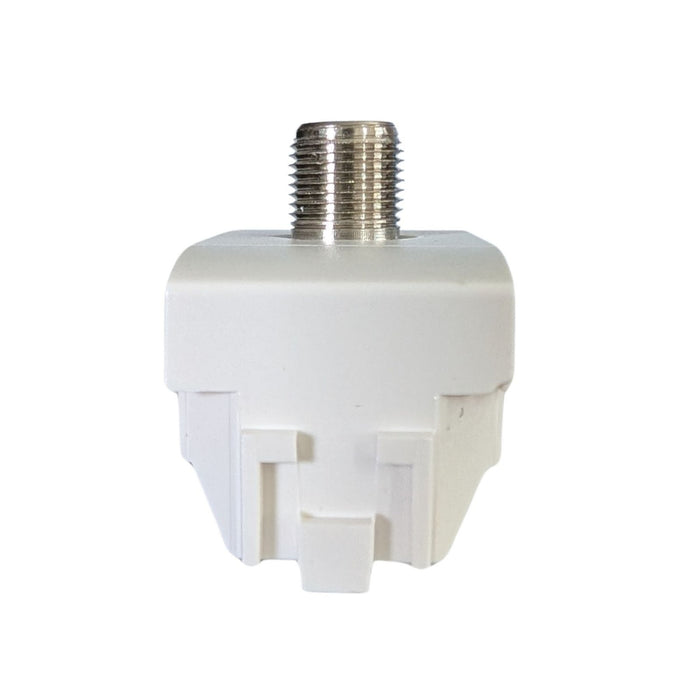 Presa TV SAT A Vite Satellitare Tipo F MBL Bianco 1M Compatibile Bticino Living Light BLB2252