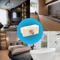 Presa TV SAT A Vite Satellitare Tipo F MBL Bianco 1M Compatibile Bticino Living Light BLB2252