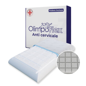 Cuscino in memory foam per Recupero Muscolare - Precisione Laser in Grafite - Lunar - 72x42x16cm