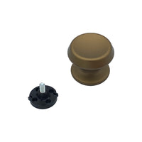 Pomolo fisso per porta SAGUATTI 166/70GB in alluminio bronzo satinato