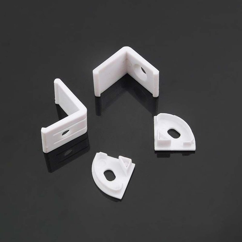 Profilo in Alluminio Angolare Colore Silver per Strip LED 2000x15.8x15.8mm SKU-10322