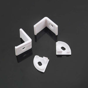 Profilo in Alluminio Angolare Colore Silver per Strip LED 2000x15.8x15.8mm SKU-10322