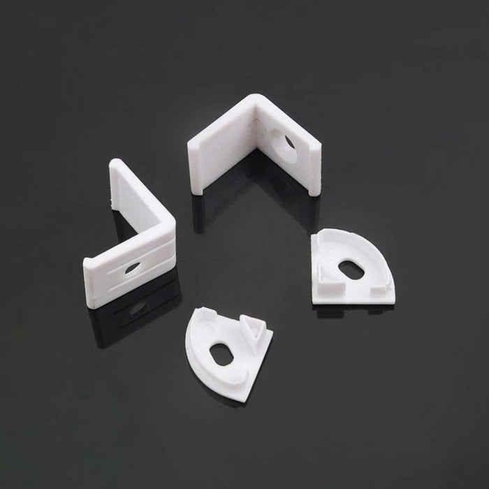 Profilo in Alluminio Angolare Colore Silver per Strip LED 2000x15.8x15.8mm SKU-10322