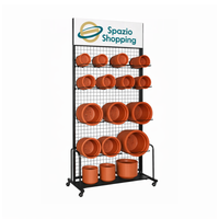 TECNOKIT ESPOSITORE GARDEN PER VASI E SOTTOVASI, MONOFACCIALE E BIFACCIALE