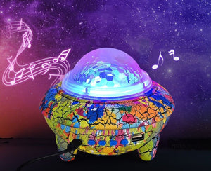 Proiettore luci effetti led RGB cielo stellato cassa bluetooth 10W