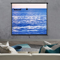 Schermo di Proiezione Portatile Telo da 113 Pollici Custodia in Acciaio in.tec