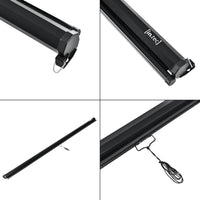 Schermo di Proiezione Portatile Telo da 113 Pollici Custodia in Acciaio in.tec