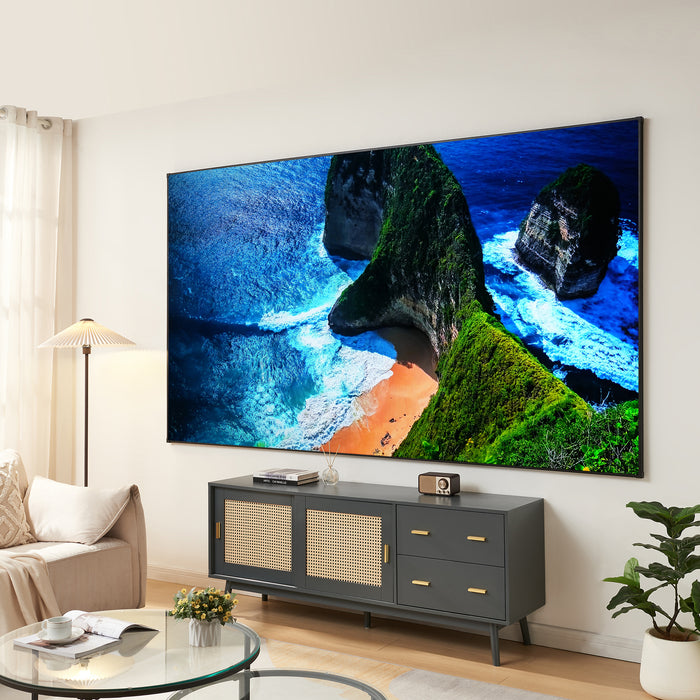 Schermo di Proiezione a Parete Väkhoga 120 Pollici - Grigio [en.casa]