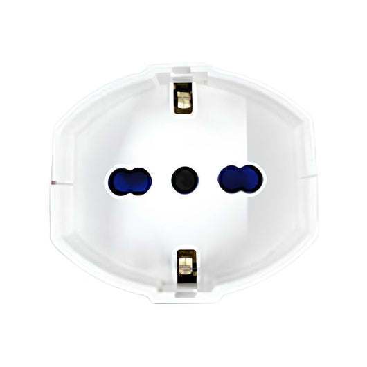 Prolunga Elettrica Lineare Con Interruttore 3M 3X0,75mm Spina Italiana 10A Presa Bipasso Schuko 10/16A Max 2300W