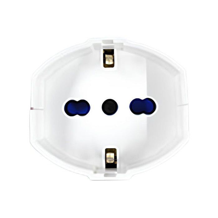 Prolunga Elettrica Lineare Con Interruttore 3M 3X0,75mm Spina Italiana 10A Presa Bipasso Schuko 10/16A Max 2300W