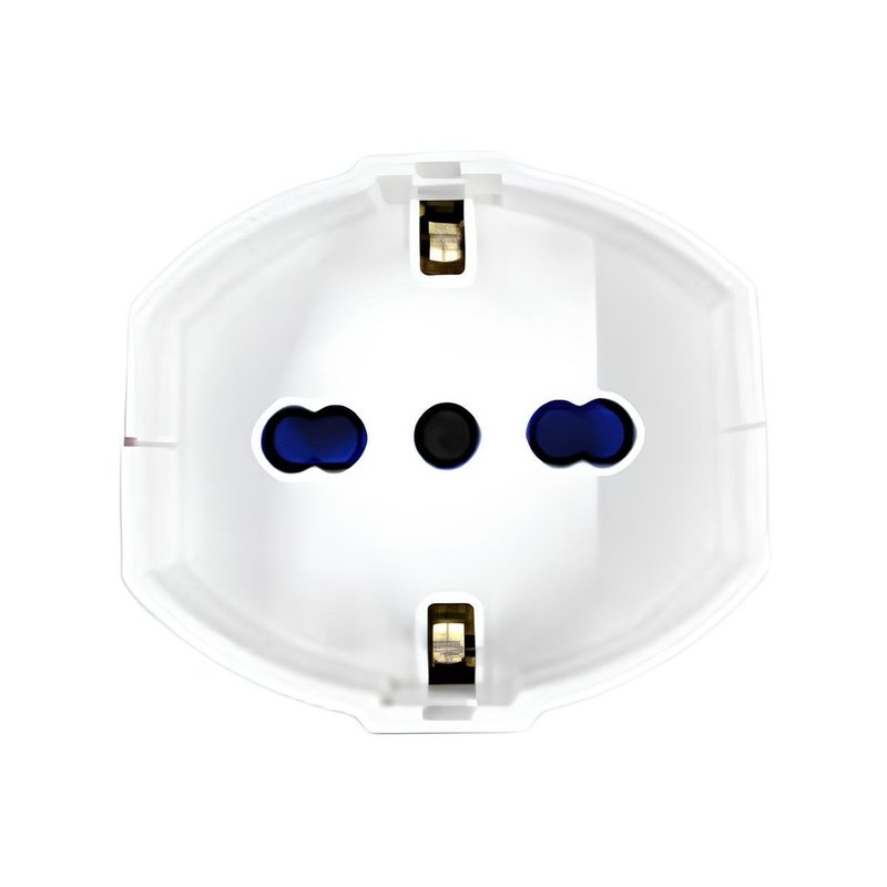 Prolunga Elettrica Lineare Con Interruttore 3M 3X0,75mm Spina Italiana 10A Presa Bipasso Schuko 10/16A Max 2300W