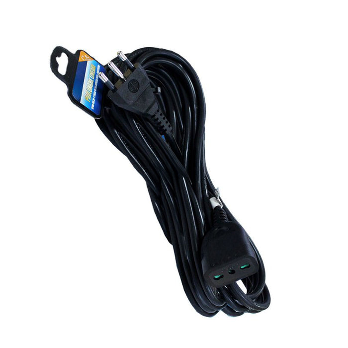 Prolunga Lineare Colore Nero 15M 3X1.5mm Spina Italiana 16A Presa Bipasso 10/16A Max 3500W