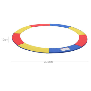 Telo protettivo per trampolino diametro 305 cm PVC tre colori larghezza 30 cm spessore 2 cm anti UV 12_0001982
