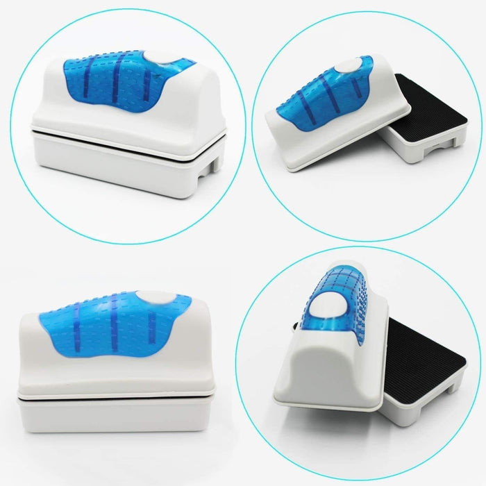 Pulitore Magnetico Tergi Vetro Per Acquario Spazzola Calamitata SC872