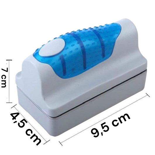 Pulitore Magnetico Tergi Vetro Per Acquario Spazzola Calamitata SC871