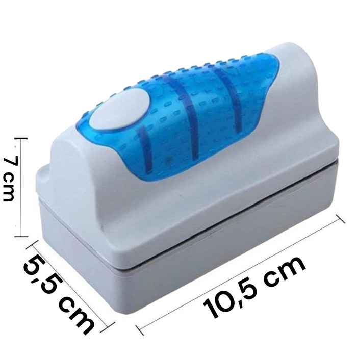 Pulitore Magnetico Tergi Vetro Per Acquario Spazzola Calamitata SC872