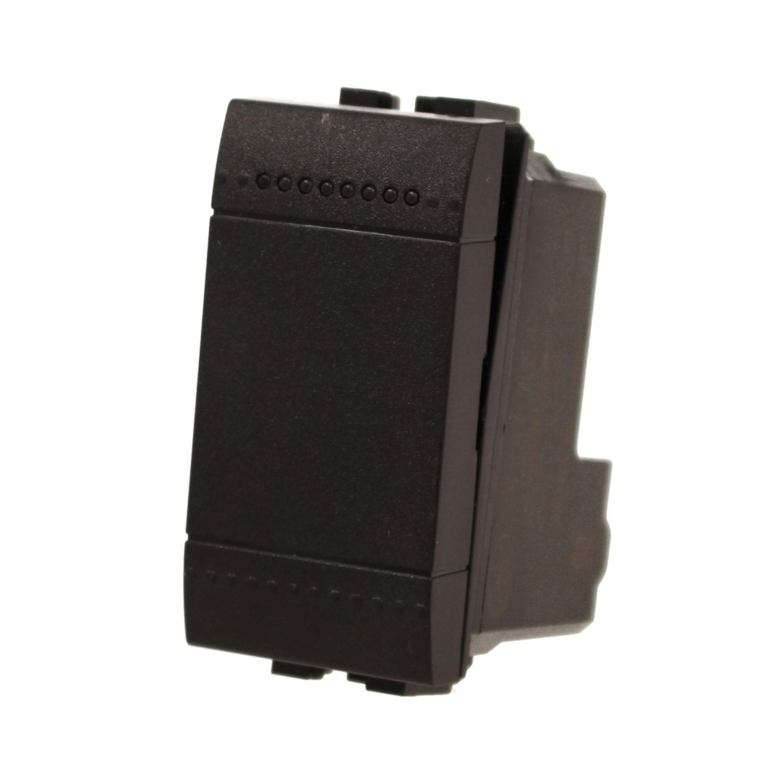 Pulsante NO 1P 16A 220V MBL Nero 1M Compatibile Bticino Living International BLN1001