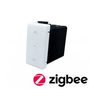 Pulsante per Tapparella Saliscendi Connesso ZigBee Smart Wifi Tuya Compatibile Con Bticino Matix Bianca MTZB1202